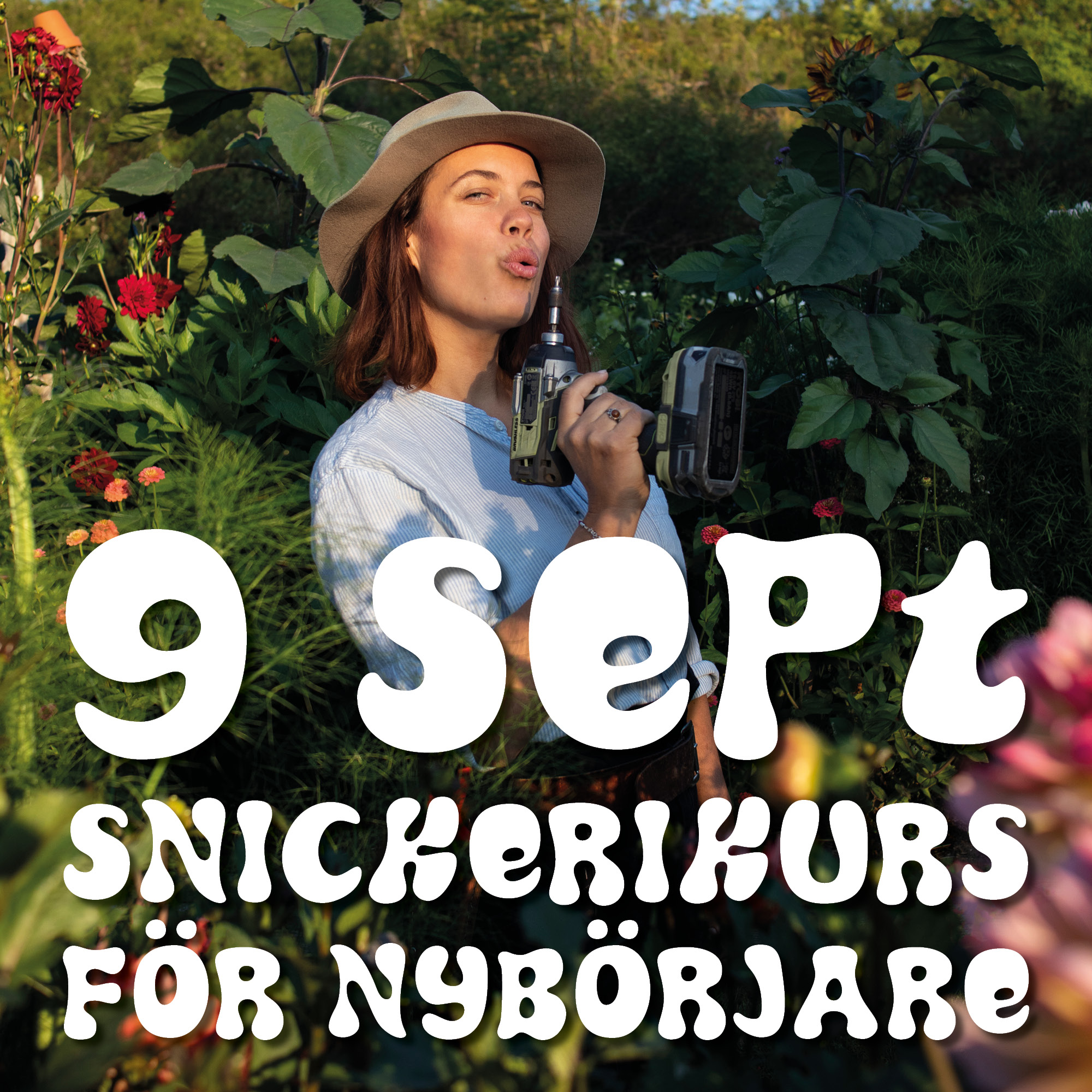 Snickerikurs för nybörjare 9 Sept 2023