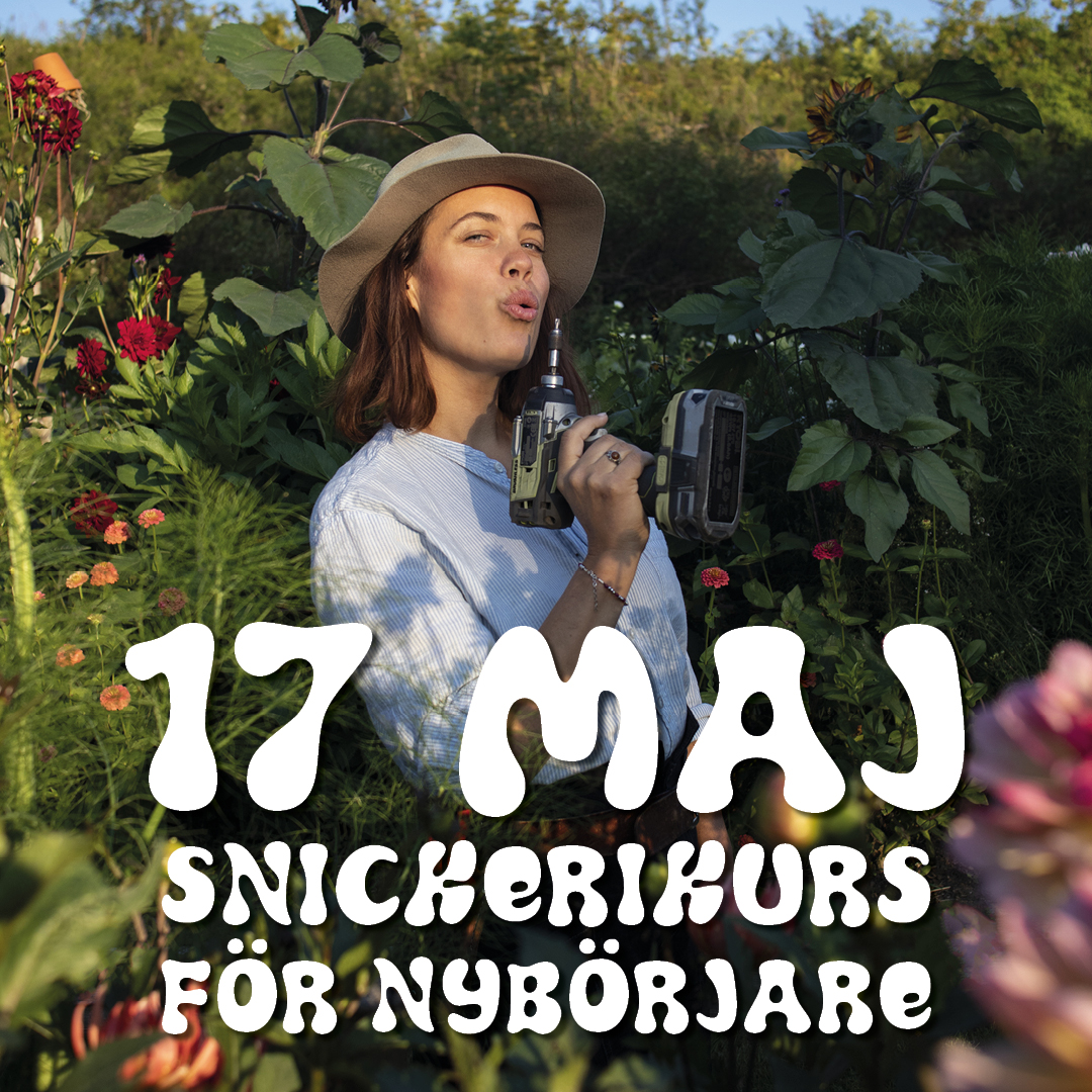 Snickerikurs för nybörjare 17 Maj 2025