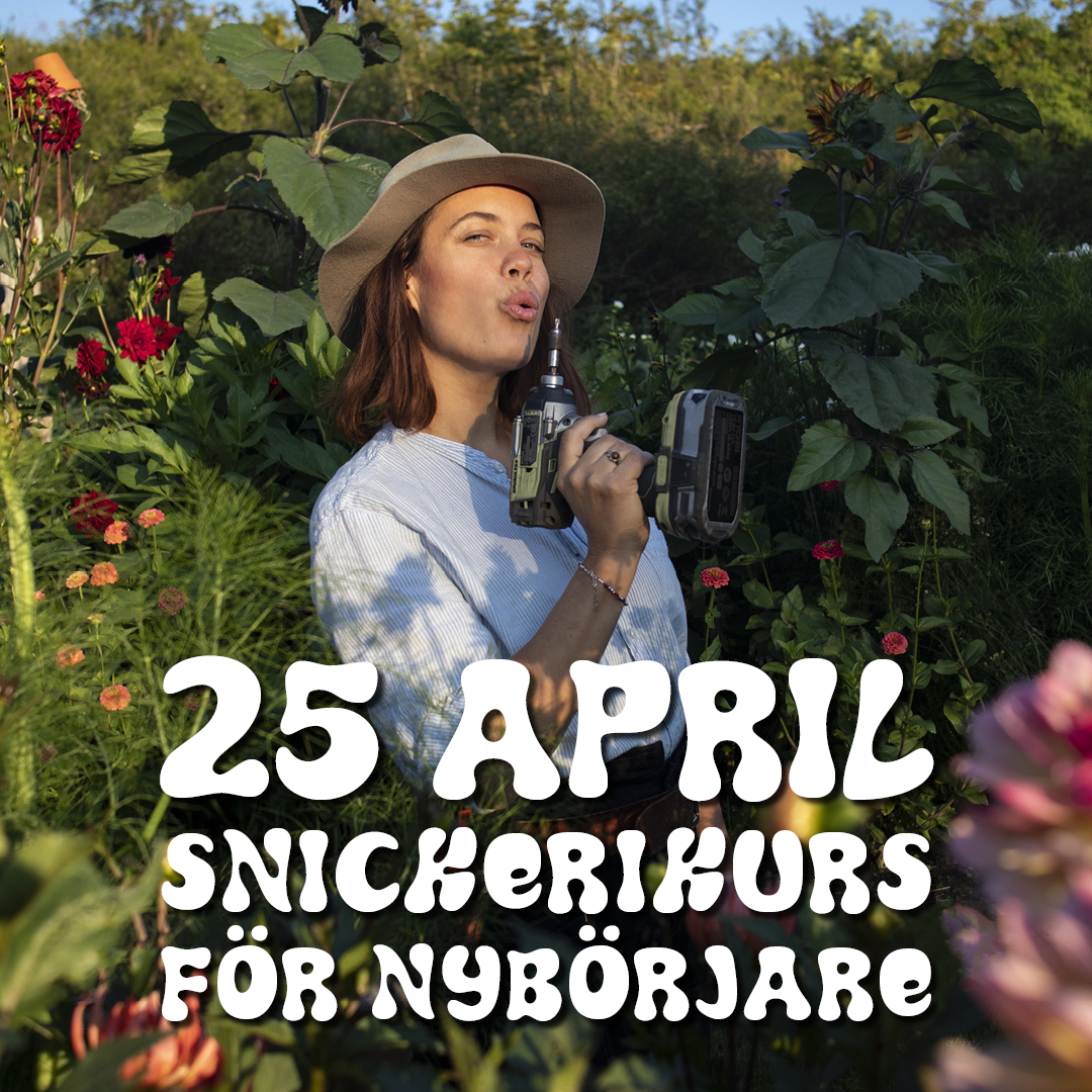Snickerikurs för nybörjare 25 April 2026